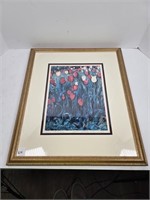 Signed & Numbered 1114/1500 Red Tulips Picture