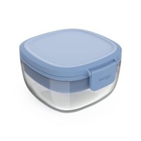 Bentgo Glass Salad Lunch Box Set - Light Blue