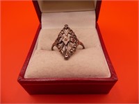 Marked 925 Marcasite Ring Size 7