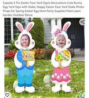 MSRP $21 2Pcs Easter Yard Signs