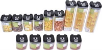 14Pcs Sealed Jar Grains Container Set