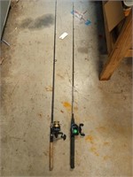 5 asst rod and reels