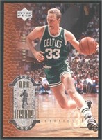 Shiny Embossed Larry Bird Boston Celtics