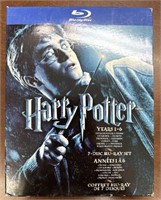 Harry Potter Years 1-6 Bluray Discs