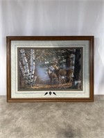 Meger Framed Deer Print, Signed and Numbered