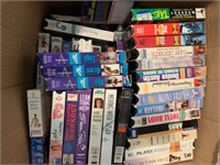 Large lot VHS Fitness tapes