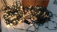 Group of Christmas clear lights
