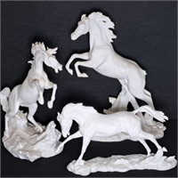 Stallons Horse Sculptures: Franklin Mint, Danbury