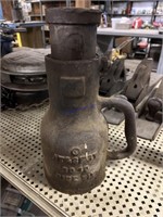 Vintage cast iron bottle jack