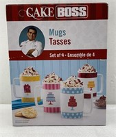 Cake Boss Mugs - set of 4