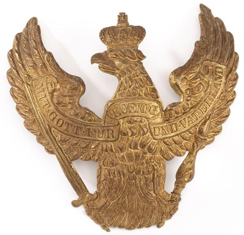 Prussian Dragoon Pickelhaube Front Plate