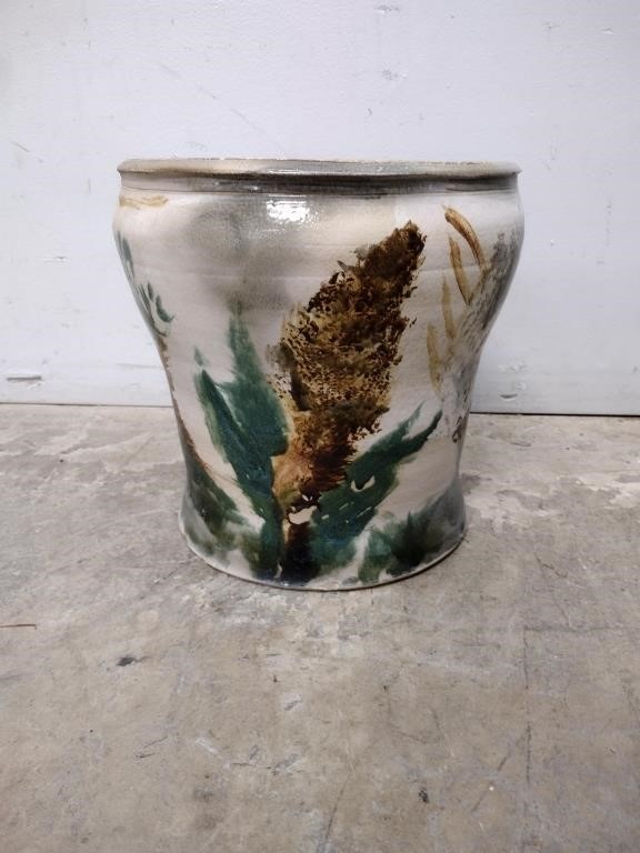 Antique Glazed Ceramic Pot