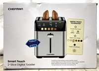 Chefman Smart Slice 2 Slice Digital Toaster