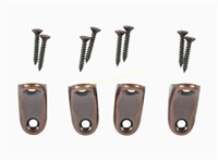 National Hardware 4-Pack 1.41-in Antique Bronze