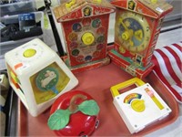 TRAY LOT -- FISHER PRICE TOYS