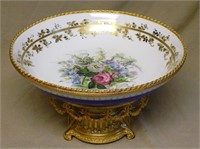 Italian Ciche of Milan Porcelain Compote.