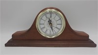 Vintage Sunbeam Wood Mantle Clock Working.HB13A2