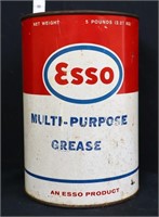 Vintage 5lb Esso Multi Purpose Grease can