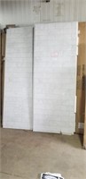 **pr Of 60" H Shower Wall Tile Sheets & Hardware