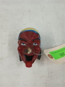Indian Head ashtray, made in japan, nose is
