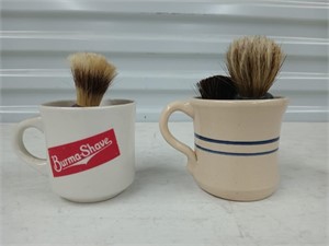 2 shaving mugs