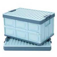 Foldable Storage Box Teal plastic See inhouse