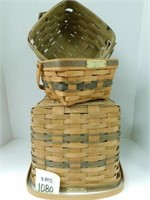 3 Longaberger Baskets - 2 Pie & Berry