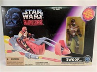 Shadows of the Empire Swoop w/ Figure. 1996 MIB