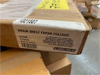 (3) Carlisle drain shelf full-size 1021507 new