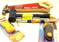 StudSensors, Hammers, Claw & Toolbox Saw