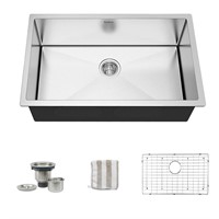TORVA 28-inch Undermount Kitchen Sink, 16 Gauge St
