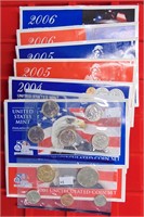 (8) U.S. Mint UNC. Sets
