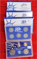 2002, 2003, 2004 U.S. Mint Proof Sets