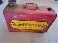 1950's EDWARD TIN PORTA-GASOLINE-CAN 2.5GAL