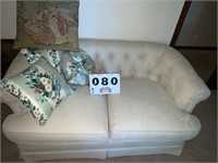 2 cushion love seat, 58 long