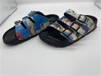 Birkenstock’s 3 Buckle Blue-ish Sandals Sz. 38