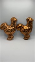 11" Copper Chicken Molds