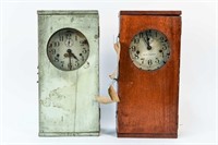 (2) SETH THOMAS KELVIN WHITE SHIPS CLOCKS