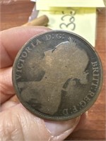 1891 Victoria coin