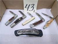 (6) Pocketknives - (4) American Blade,