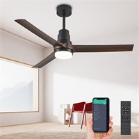 TRSIOPFC 52 Inch Ceiling Fans with Lights Remote C