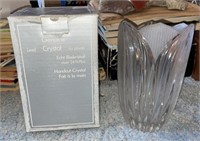 Vtg Imperial Crystal Collection Germany Vase