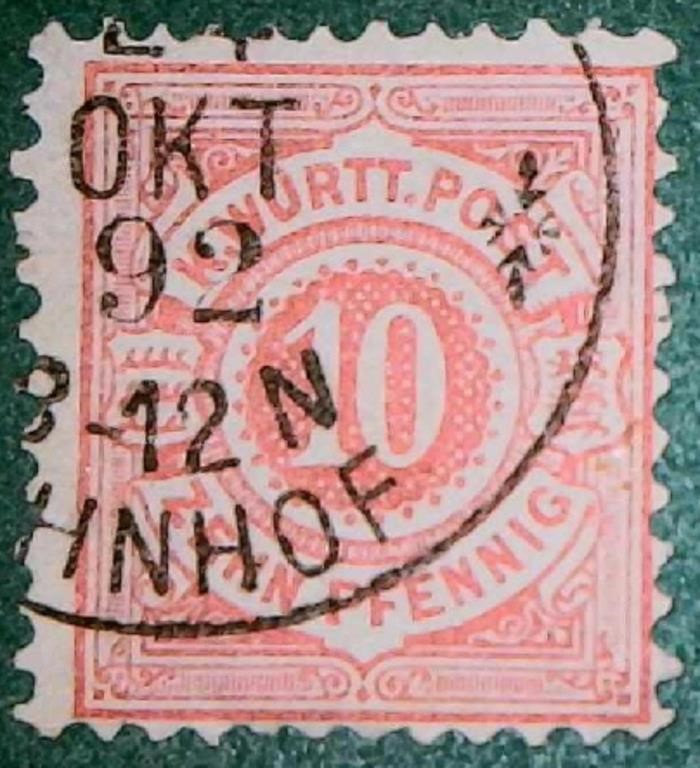 Wurtemburg # 61, Mi#46 Stamp 1875