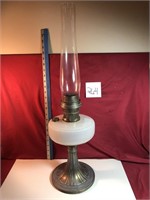 Aladdin lamp, metal base, Aladdin chimney