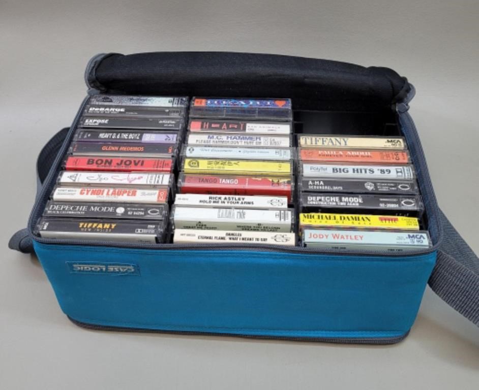 Double Sided Case of Music Cassettes