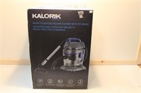 New Kalorik water filtration vacuum cleaner with