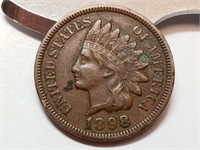 OF) Full Liberty 1898 Indian head penny