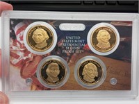 OF) Presidential dollar coin proof set