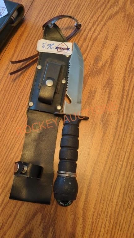 420 stainless military knife and sheath