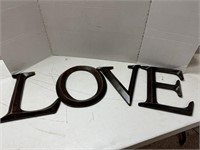LOVE, decor sign